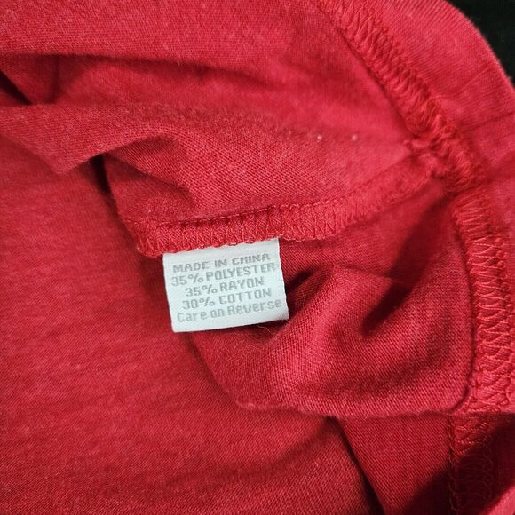 Top Of The World Womens T-Shirt Size Large Polyester Blend Ohio Made On Front - Picture 6 of 13